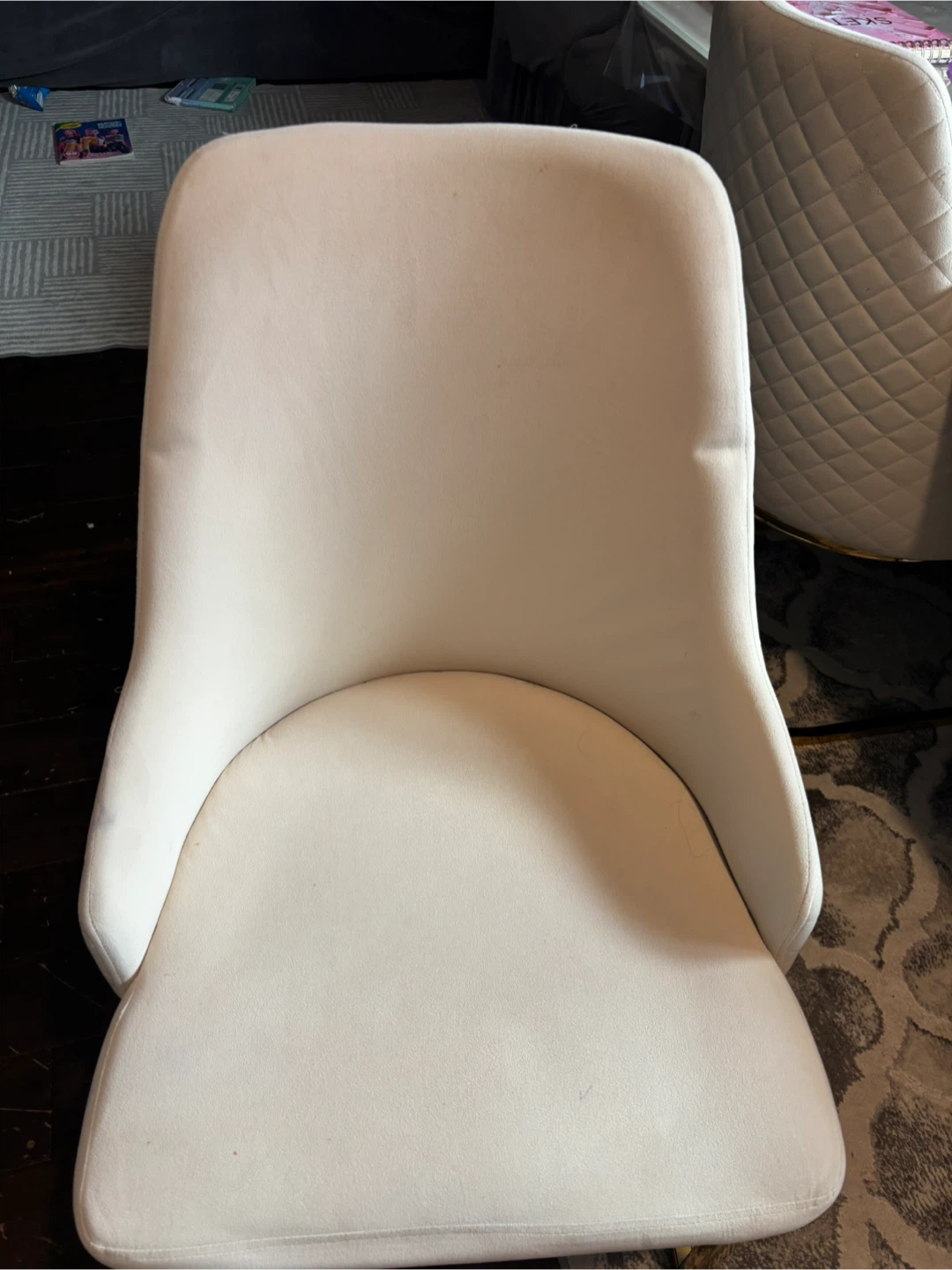 White Dining Table and Chairs Set - photo 4