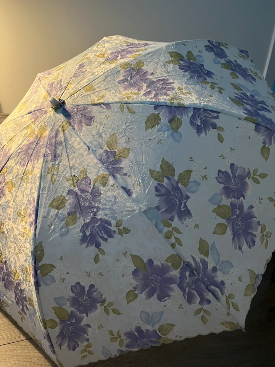 Floral pattern sun shade