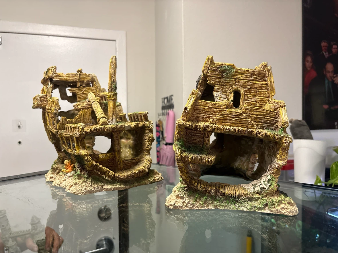 21 inch Aquarium Shipwreck Decorations - photo 2