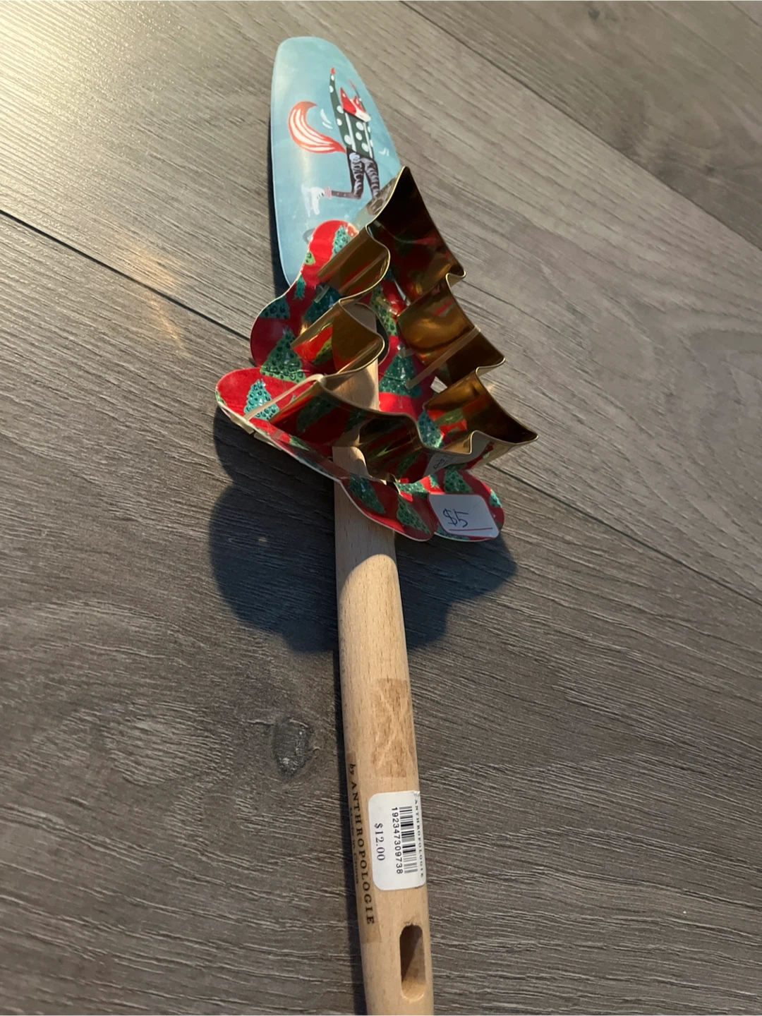 Anthropologie Christmas Tree Spatula and Cutter Set