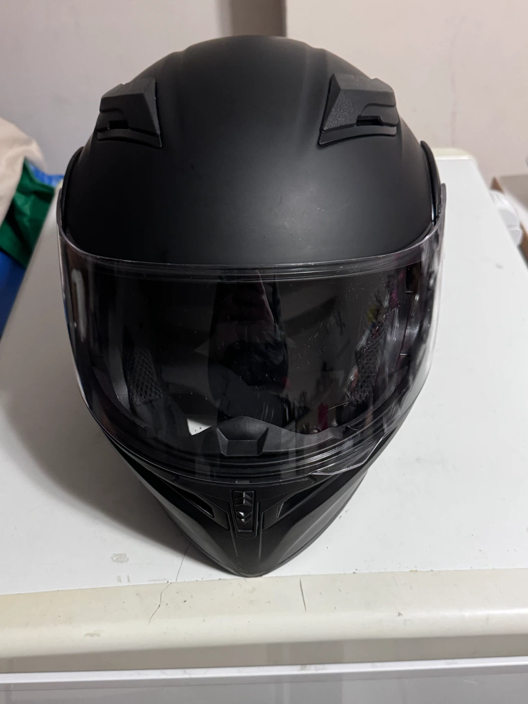 ILM-902 Motorcycle Helmet Matte Black Size XL
