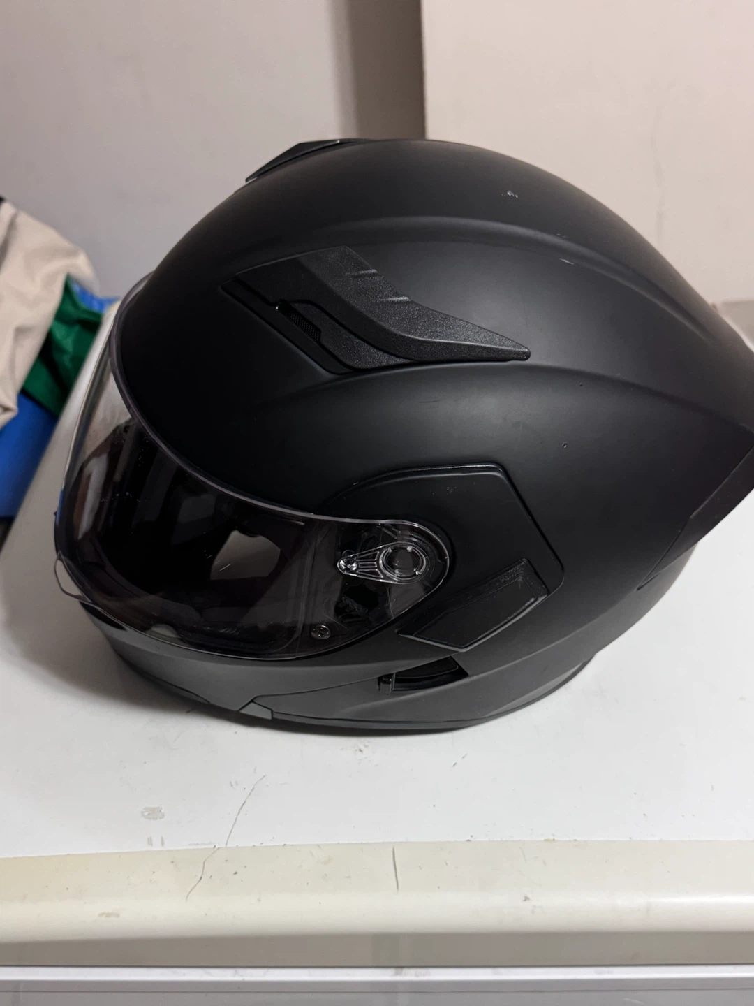 ILM-902 Motorcycle Helmet Matte Black Size XL - photo 2