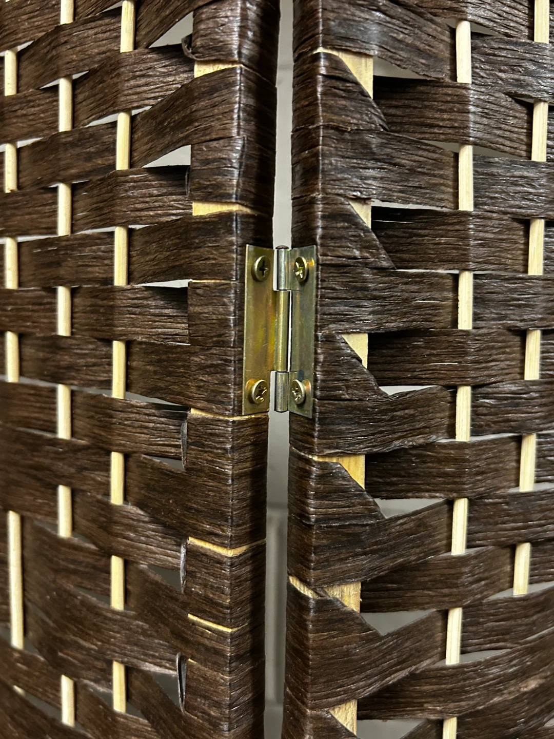 Dark Brown Woven Room Divider - photo 5