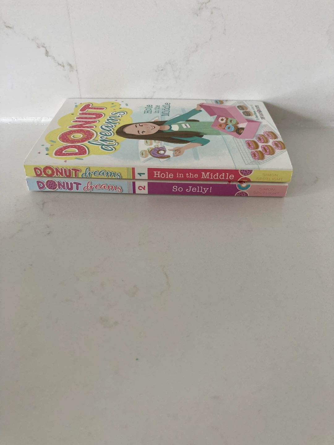 Donut Dreams books: Hole in the Middle & So Jelly!