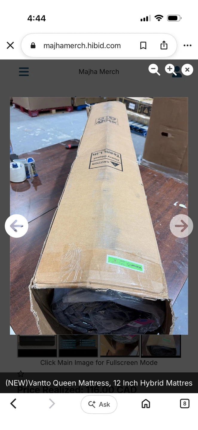 Vantto Queen Hybrid Mattress 12 Inch