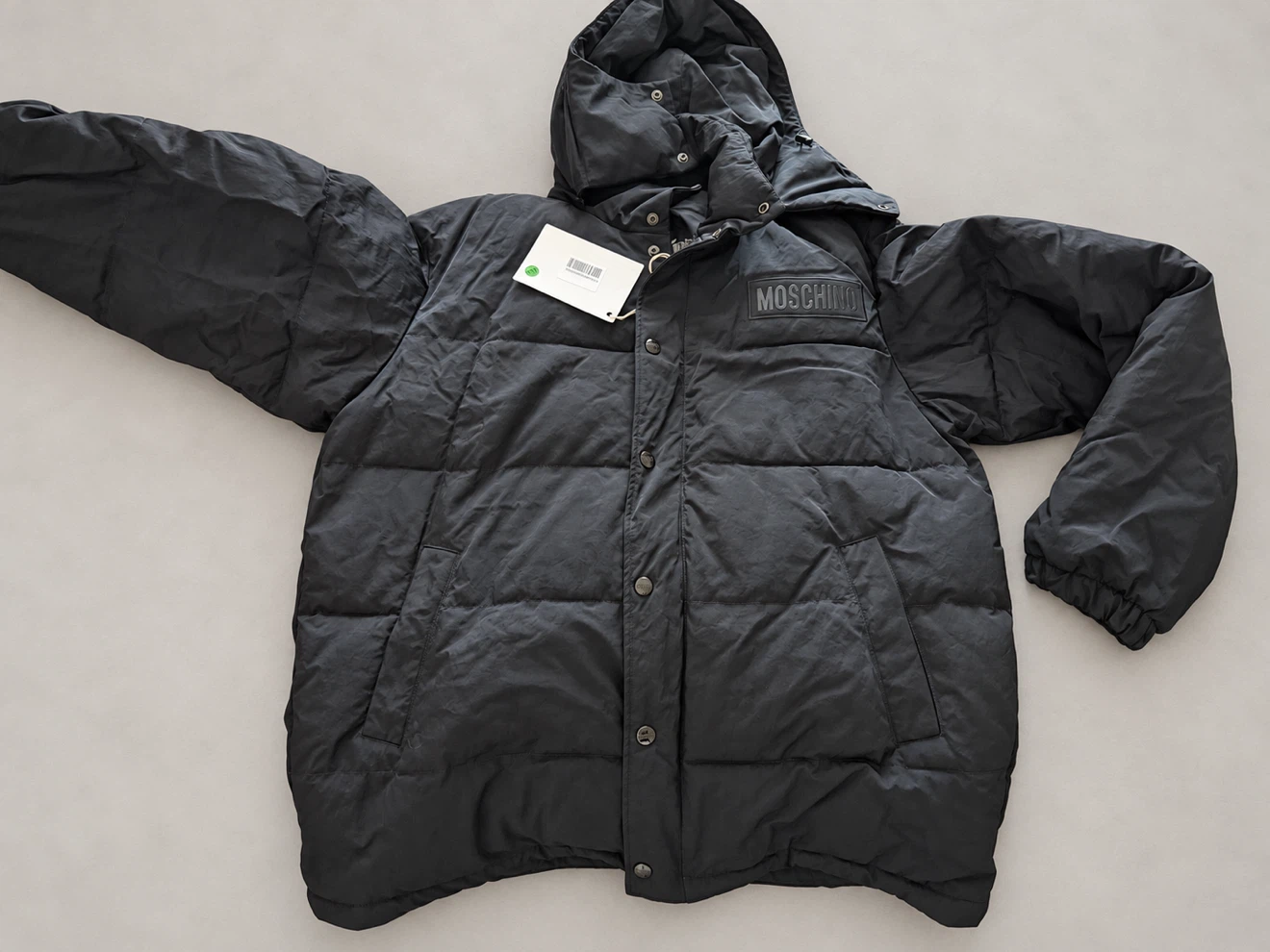 New Moschino Black Puffer Jacket size 40 - photo 5