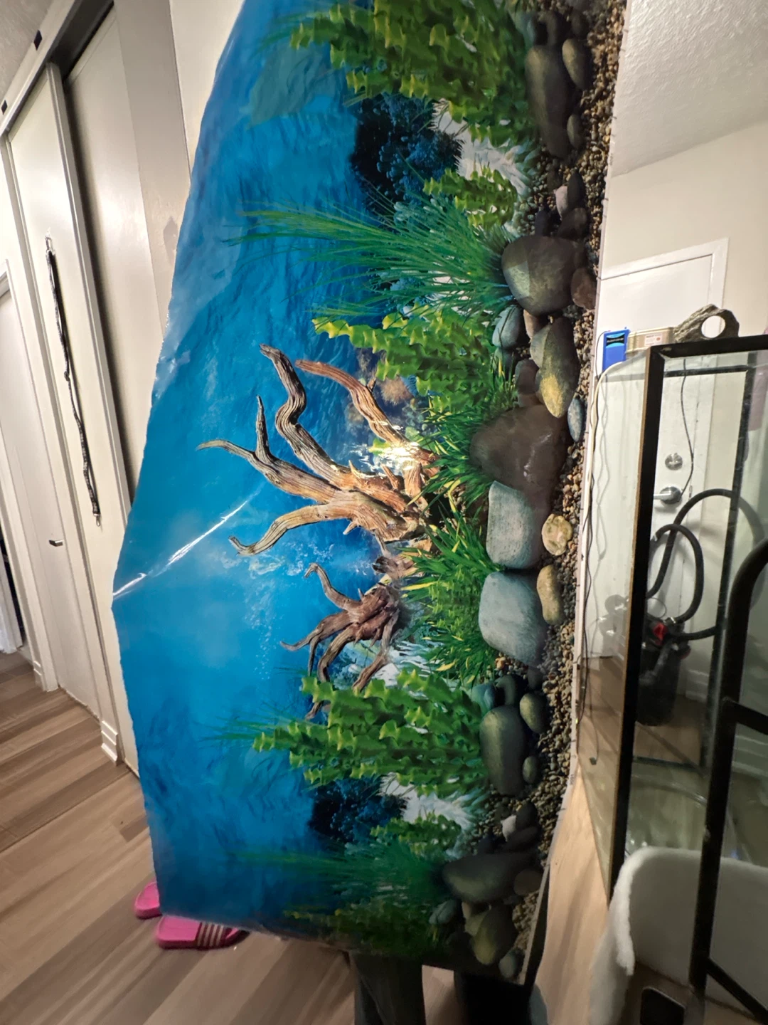Reversible Aquarium Background