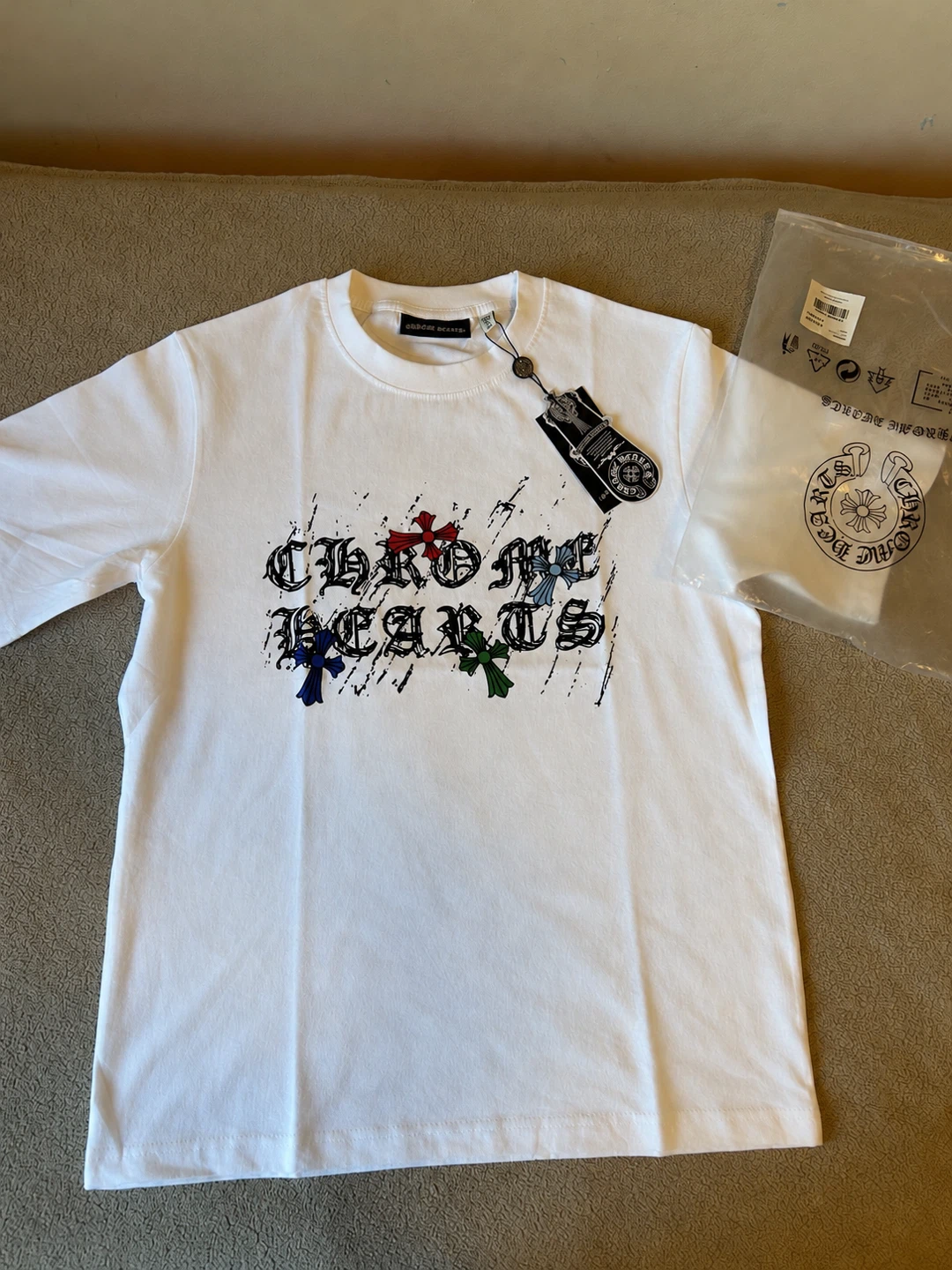 Chrome Hearts Multi-Colour Cross T-Shirt