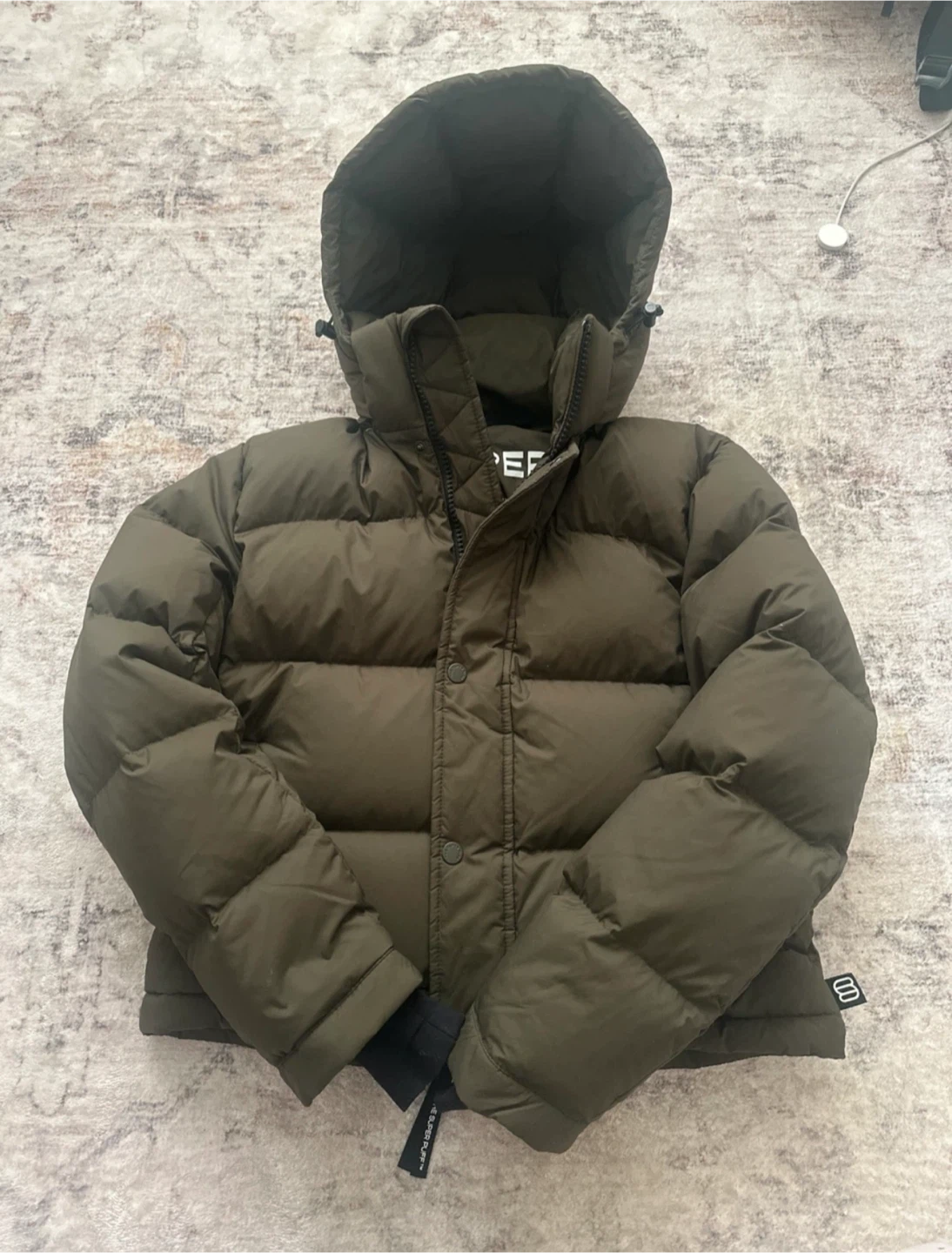 Aritzia Super Puff Jacket - Olive