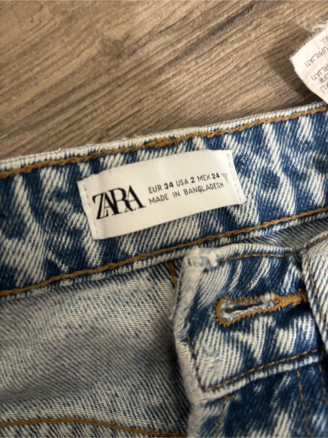 ZARA light wash denim jeans, size 24 - photo 3