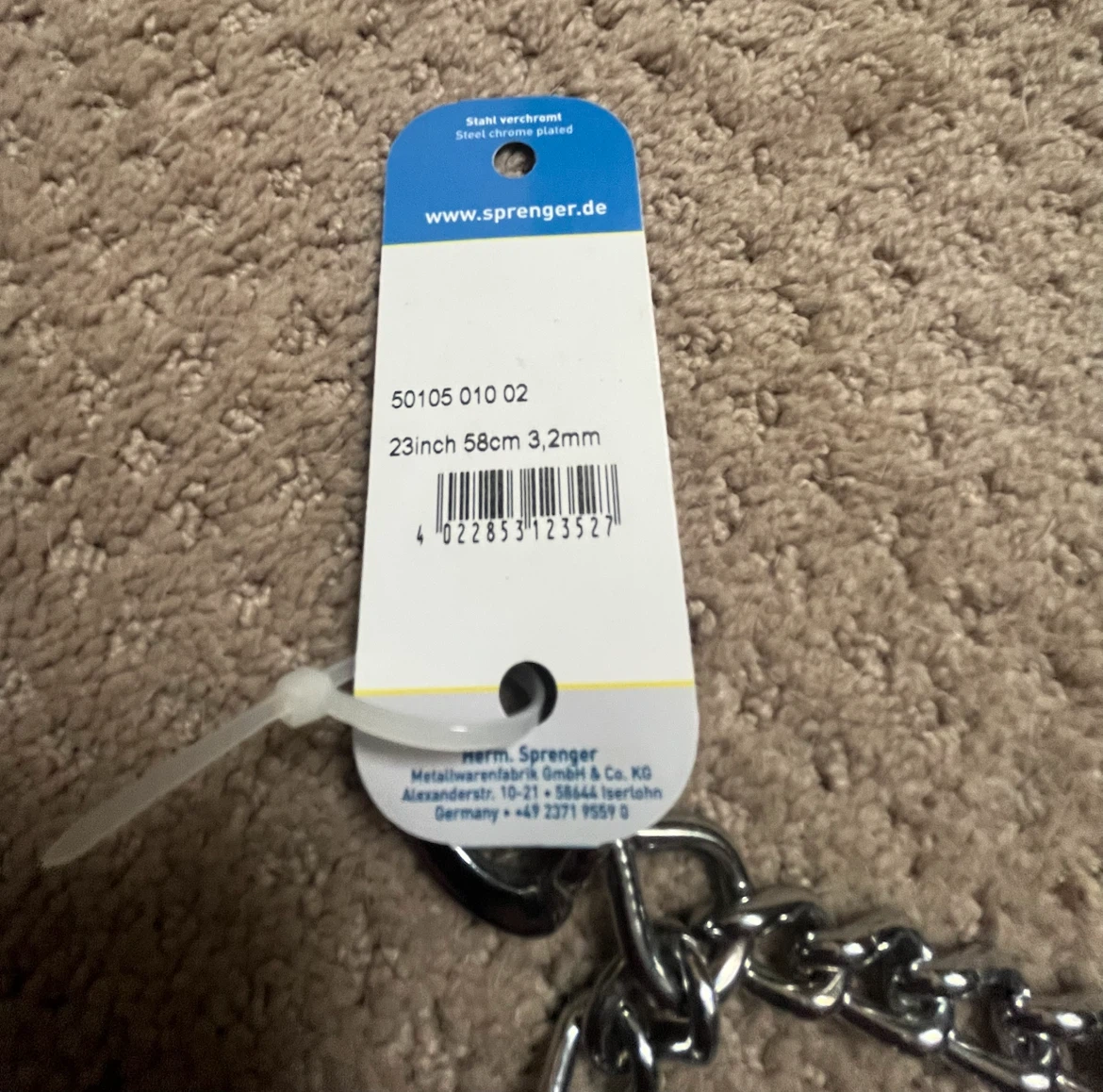 HS Sprenger Chrome Plated Prong Dog Collar - photo 3