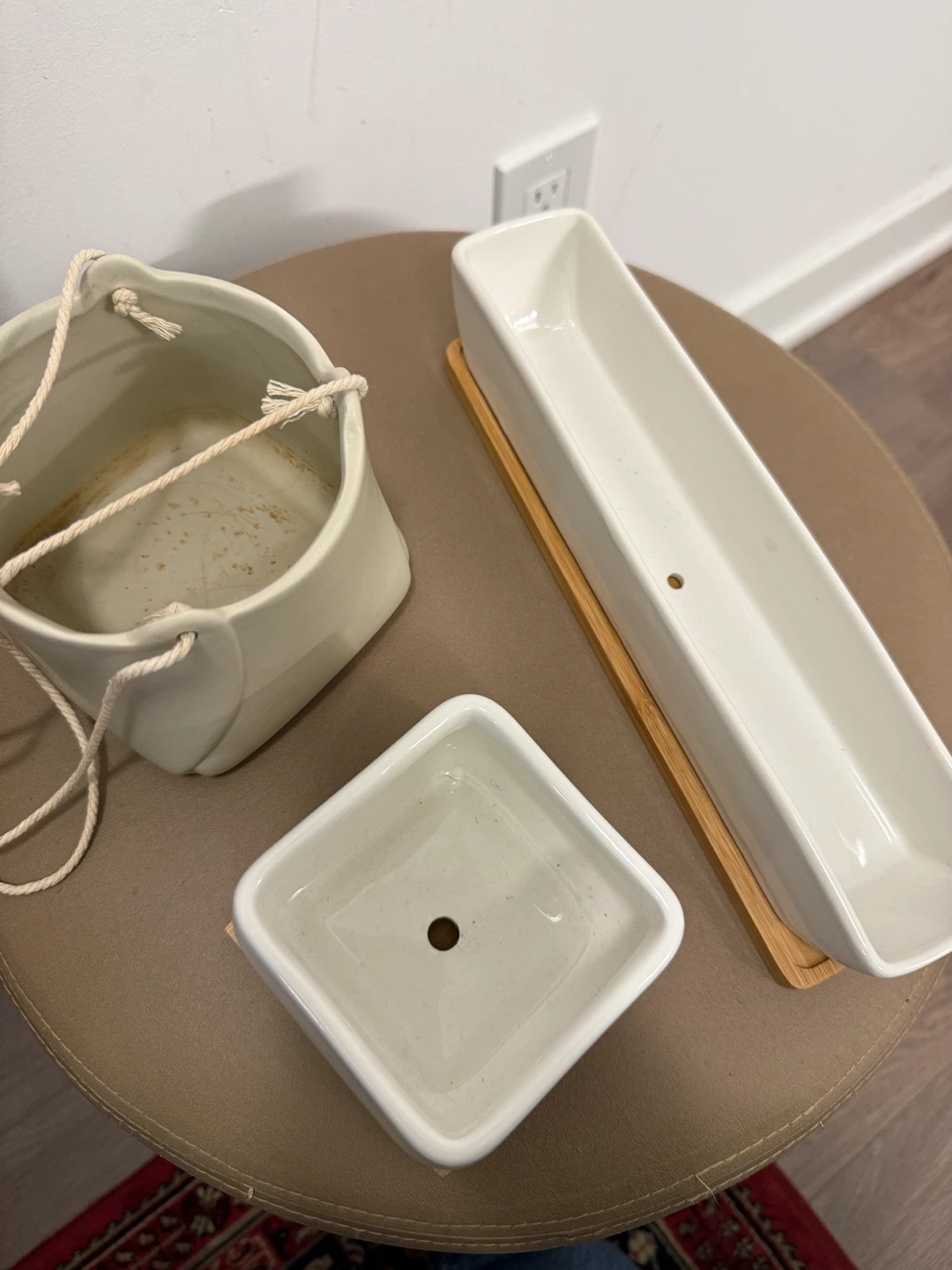 Set of 3 Ceramic Planters - photo 2
