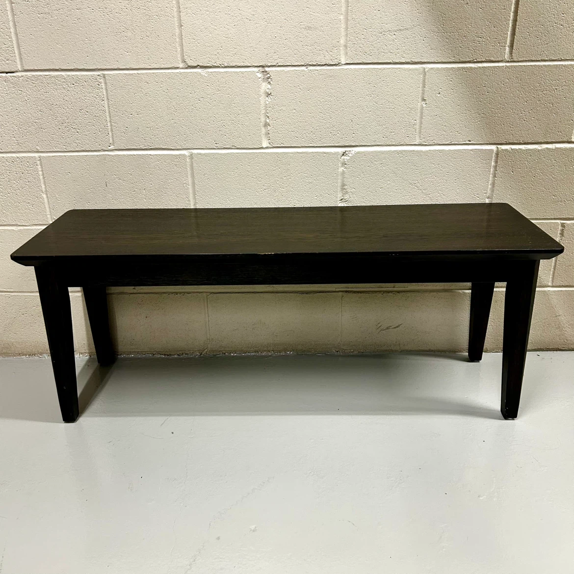 Dark Wood Bench