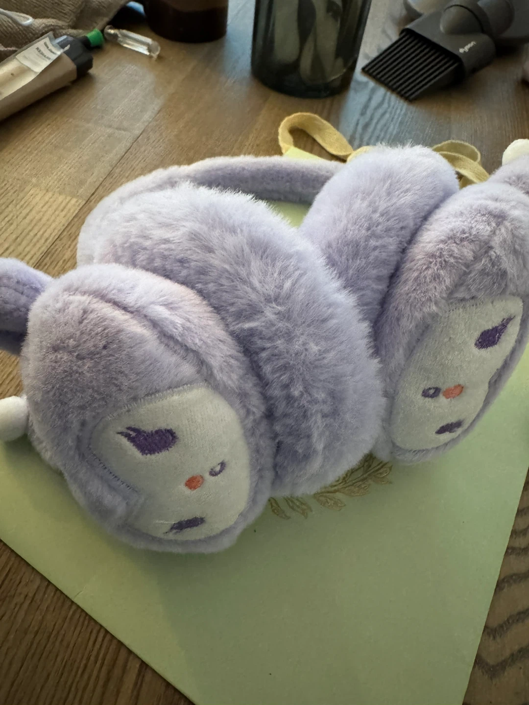 Sanrio Kuromi Faux Fur Ear Muffs