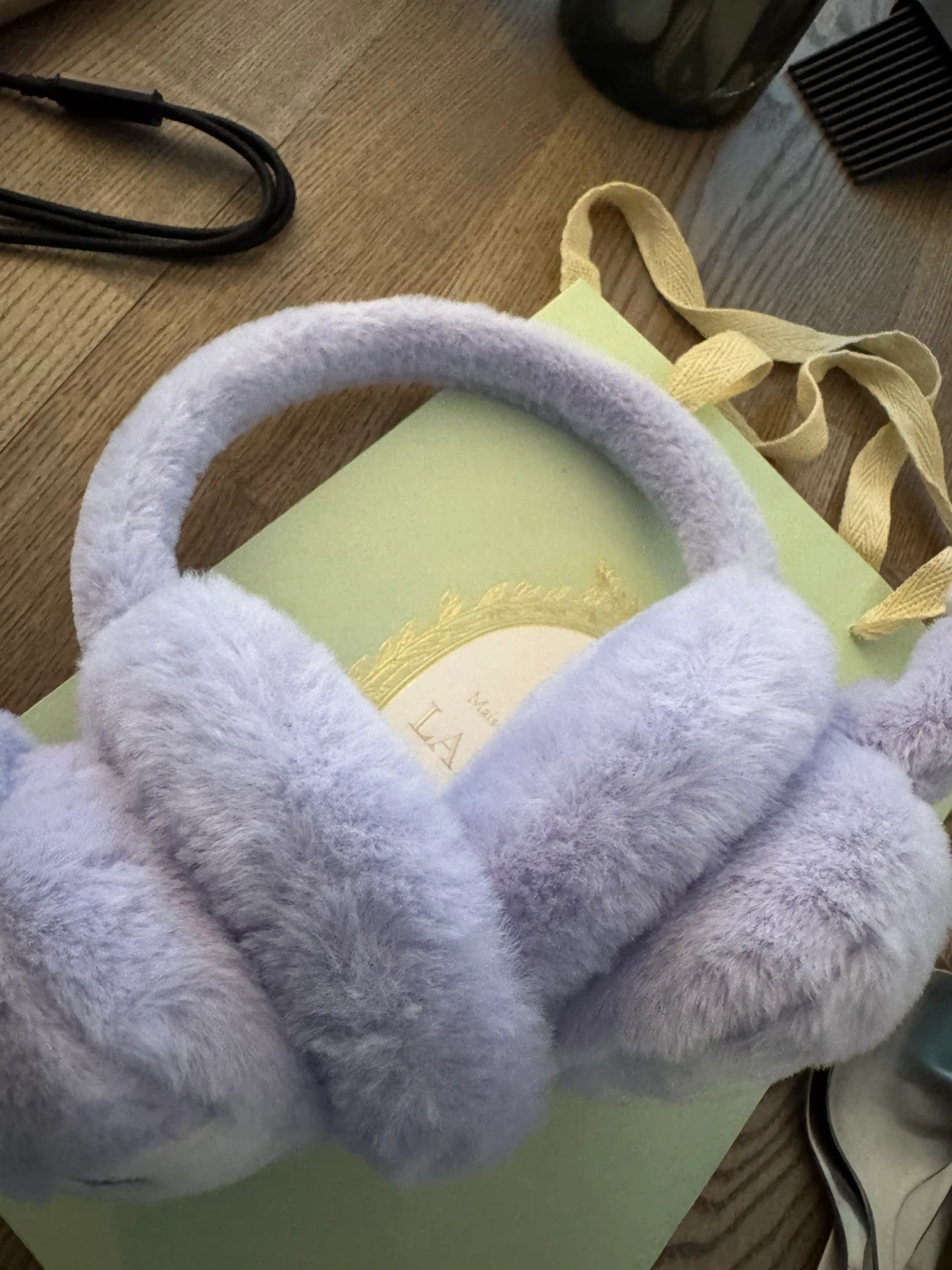 Sanrio Kuromi Faux Fur Ear Muffs - photo 2