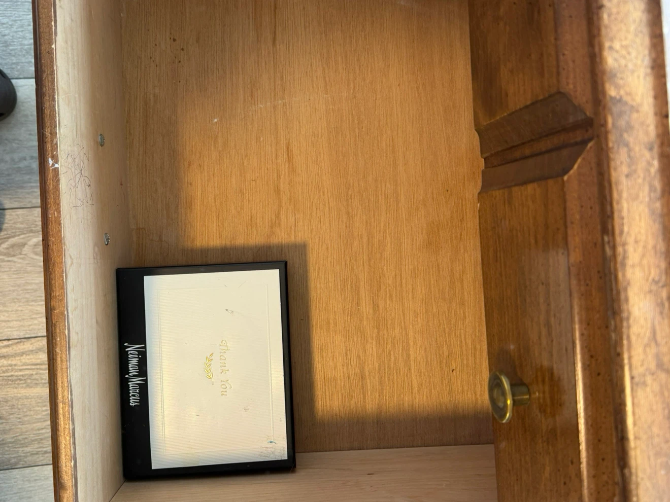 Oak Wooden Desk with Drawers - photo 4