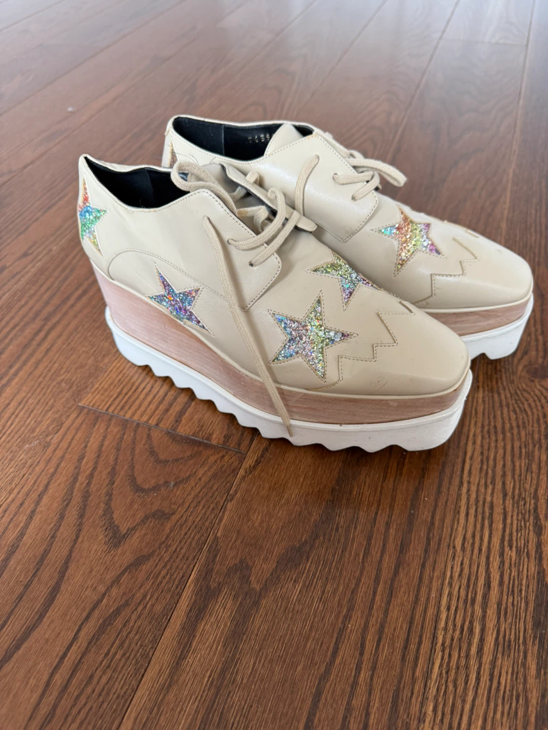Stella McCartney Star Platform Lace-Up Shoes - photo 2