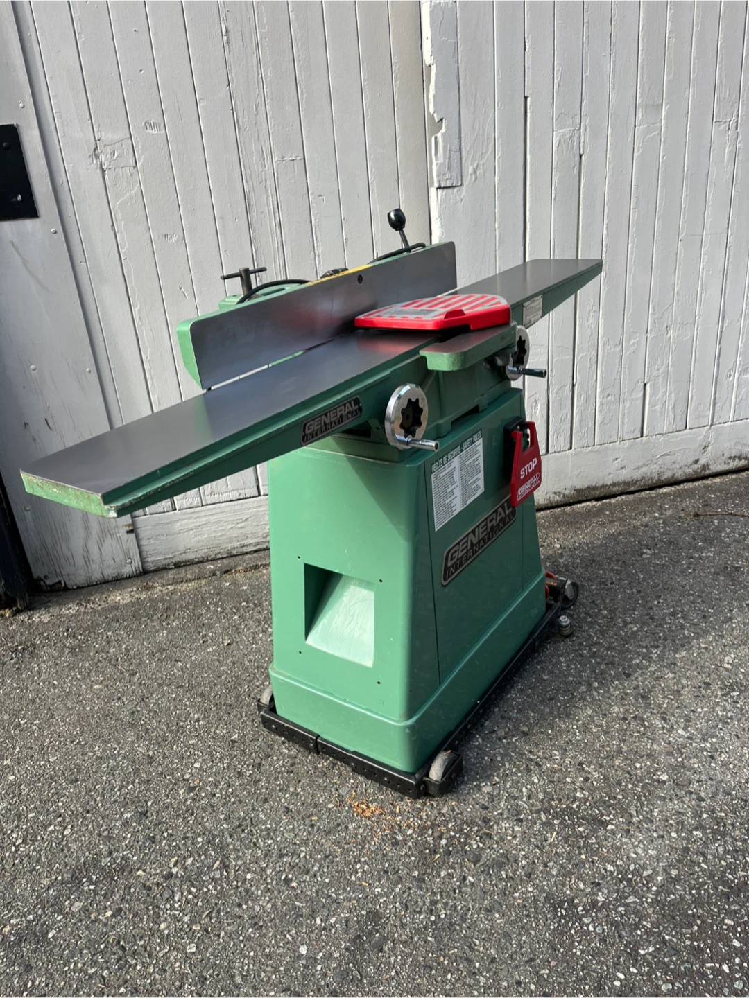6” general jointer