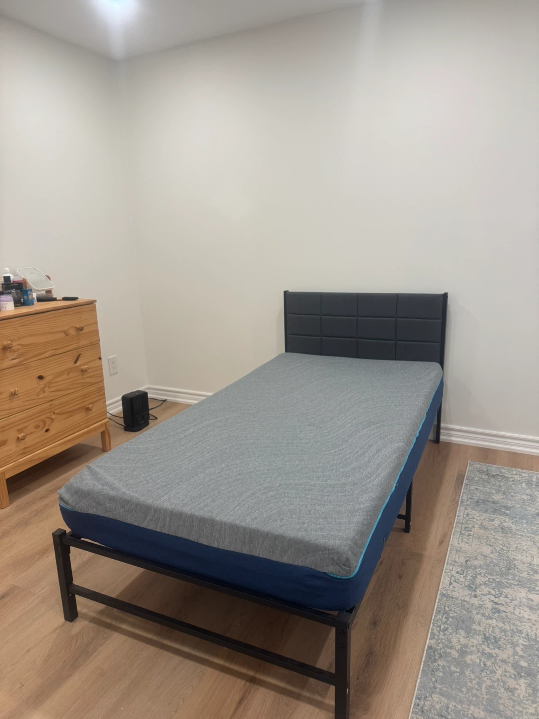 Single Bed Frame with Mattress