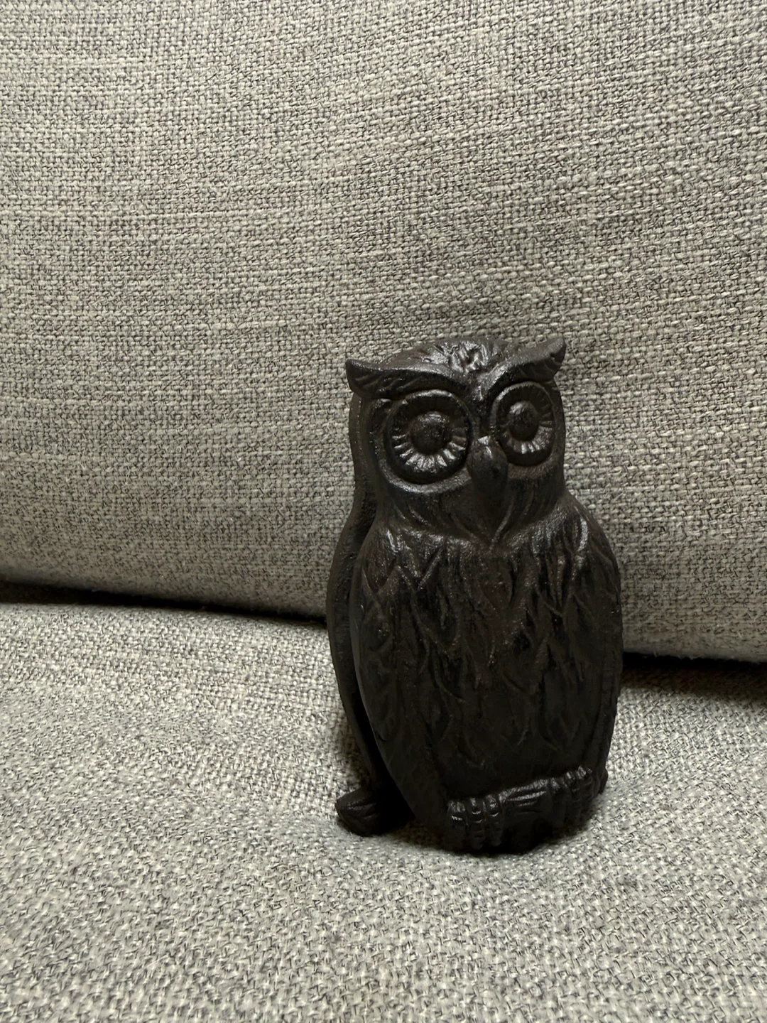 Vintage Style Cast Iron Owl Door Knocker | Rustic Home Decor - photo 2