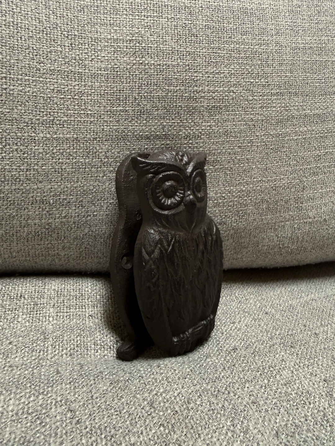 Vintage Style Cast Iron Owl Door Knocker | Rustic Home Decor - photo 3