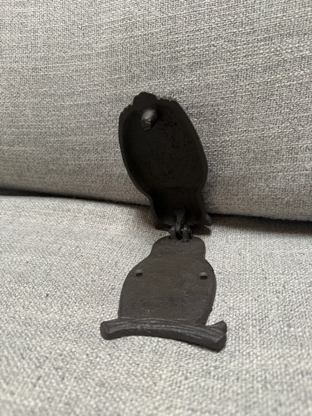 Vintage Style Cast Iron Owl Door Knocker | Rustic Home Decor - photo 4