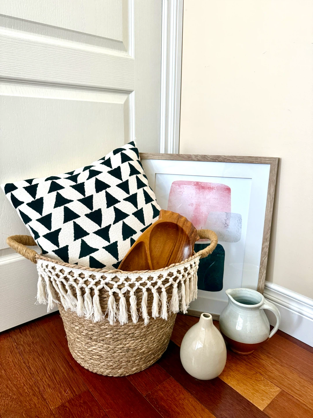 Boho / Mid-Century Modern Home Decor Bundle | 6 Pieces
