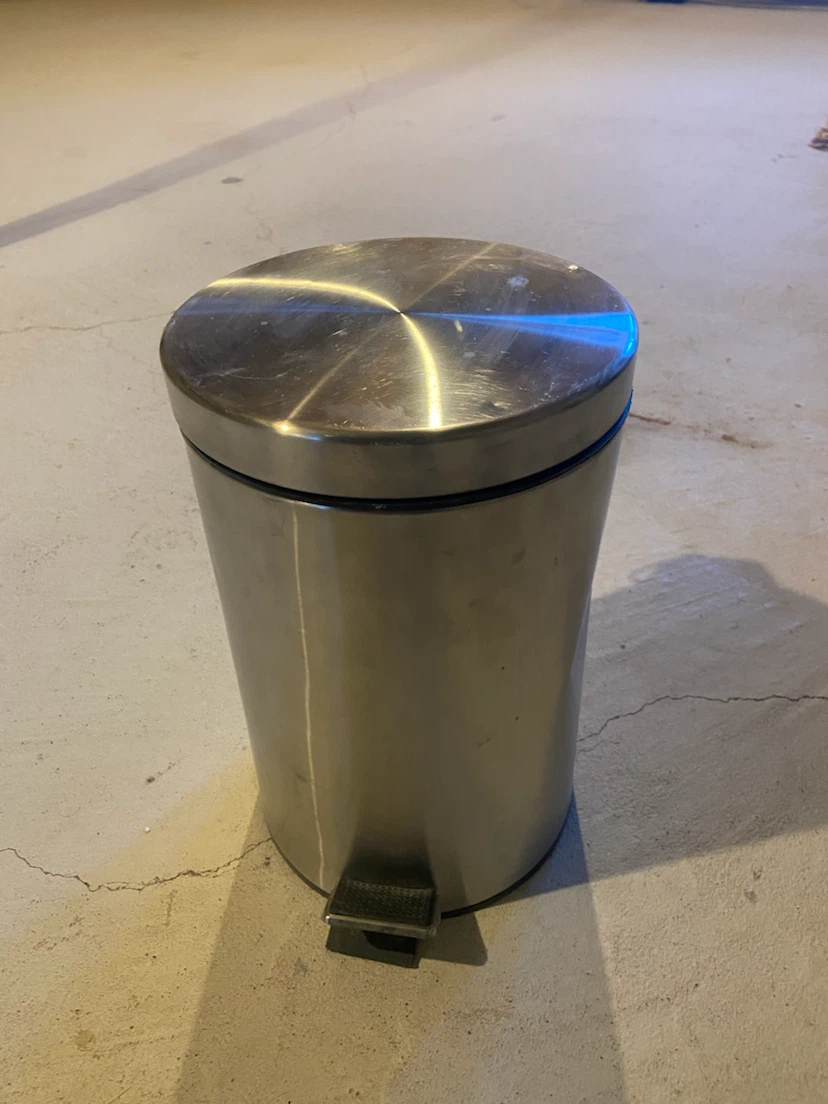 Stainless Steel Step Trash Can