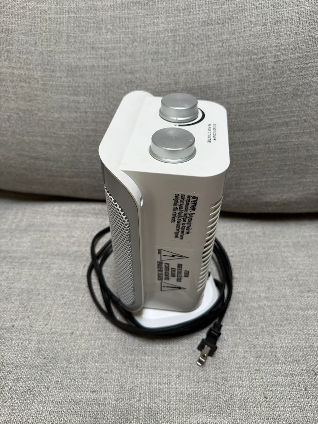 Portable Electric Space Heater | Compact Ceramic Fan Heater - photo 2