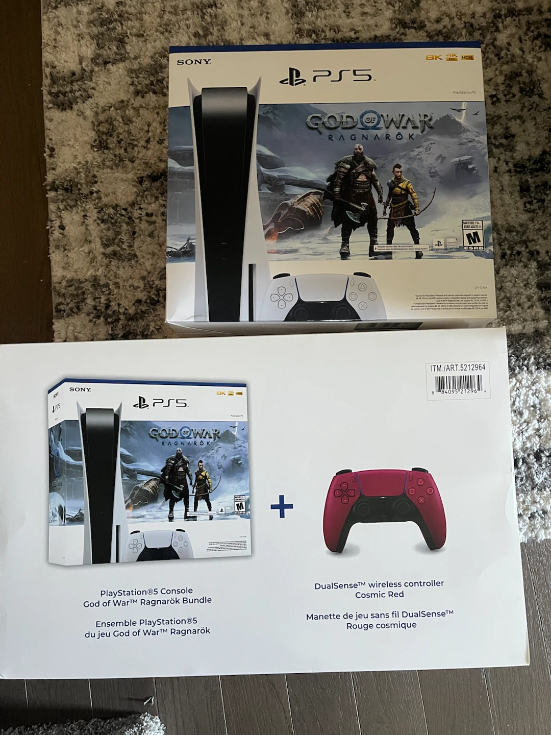 PlayStation 5 God of War Ragnarok Bundle with Extra Controller - photo 2