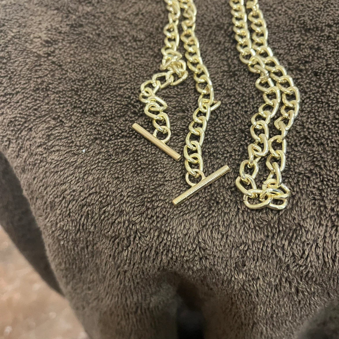 Gold Tone Toggle Chain for handbags or for hanging