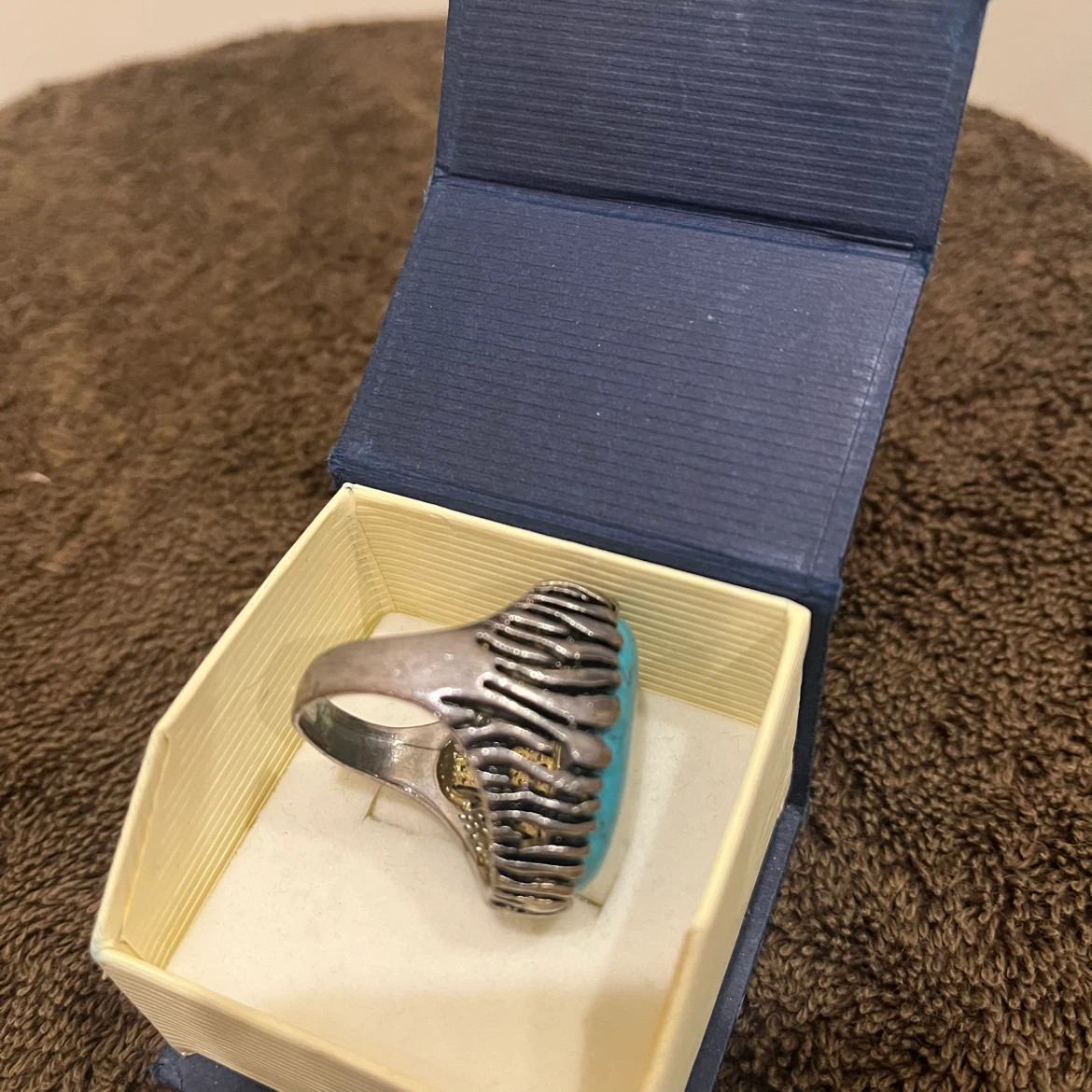 Turquoise Statement Ring - photo 2