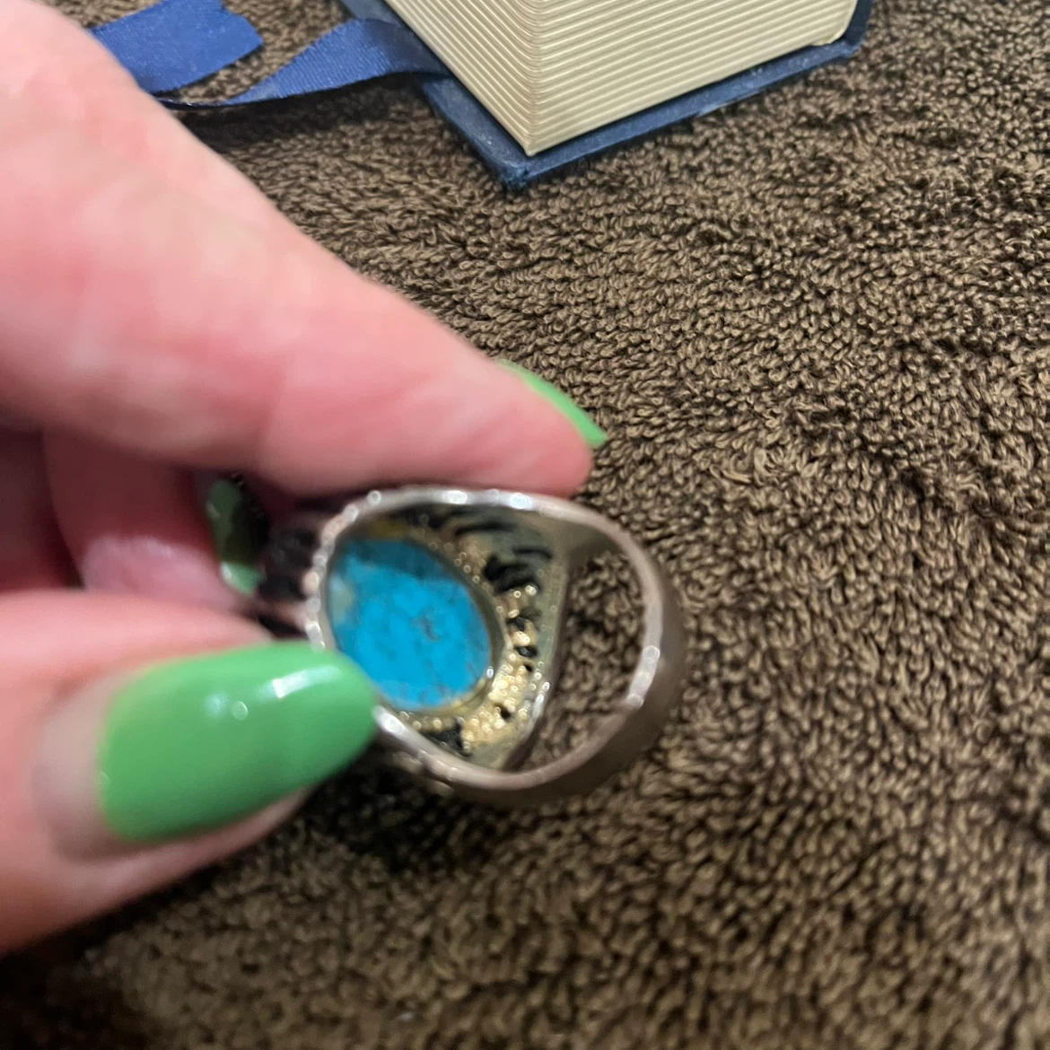 Turquoise Statement Ring - photo 3