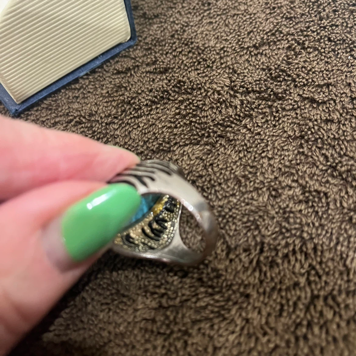 Turquoise Statement Ring - photo 5