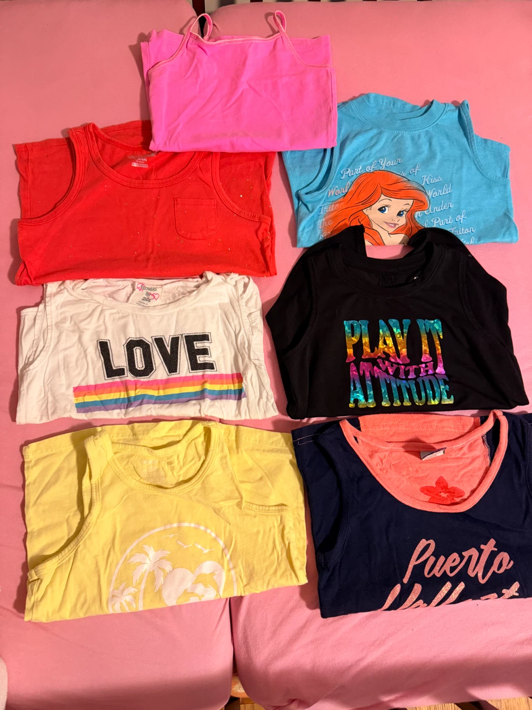 Girls Size Medium Tank Top Bundle