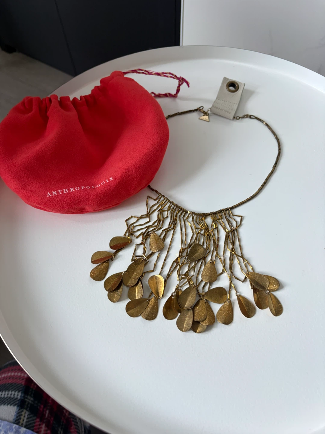 Anthropologie Golden Necklace