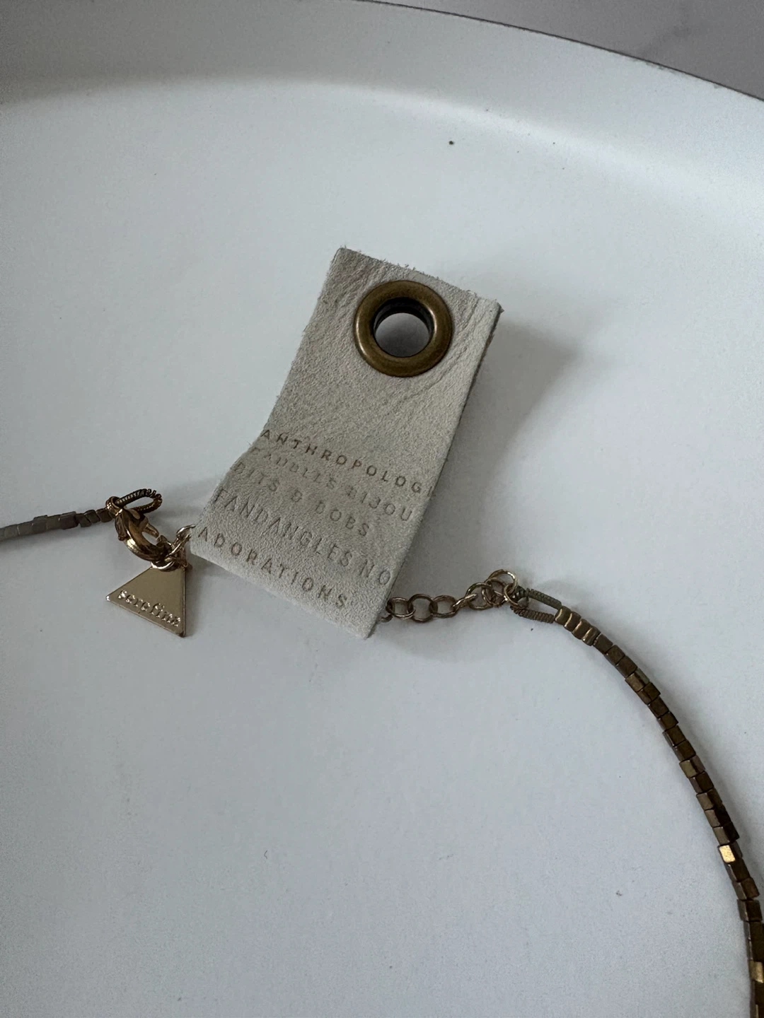 Anthropologie Golden Necklace - photo 3