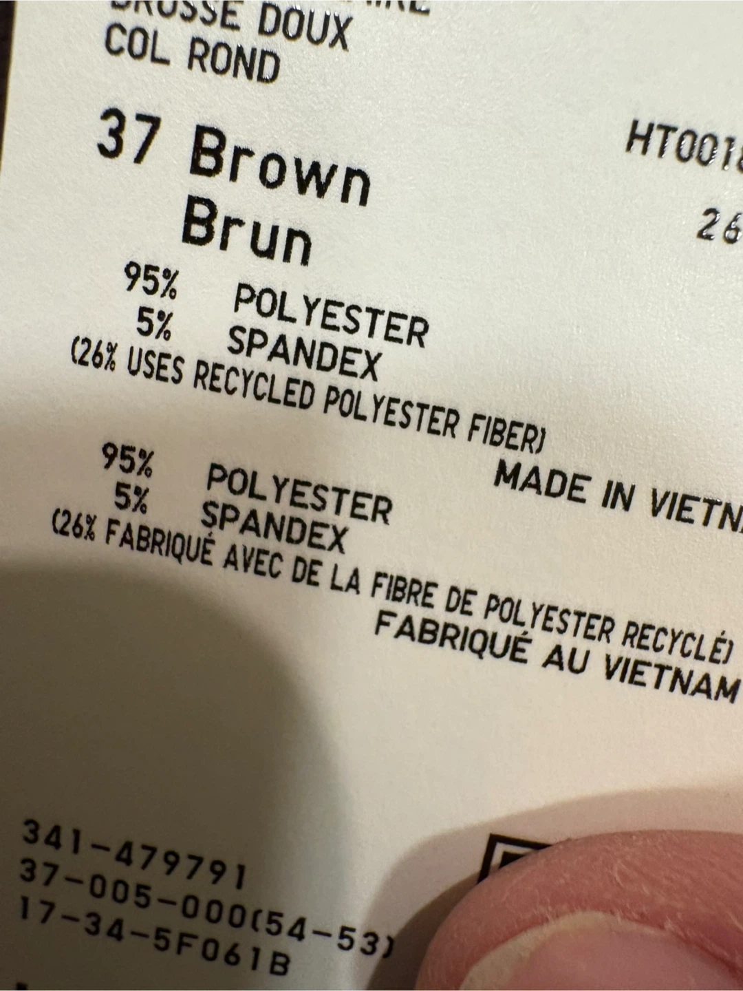 Uniqlo Brown Crew Neck Long Sleeve - photo 4