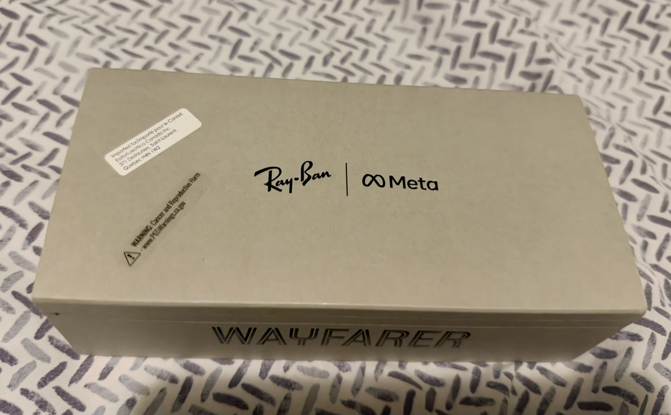 Ray-Ban Meta Wayfarer Smart Glasses – Brand New & Factory Sealed