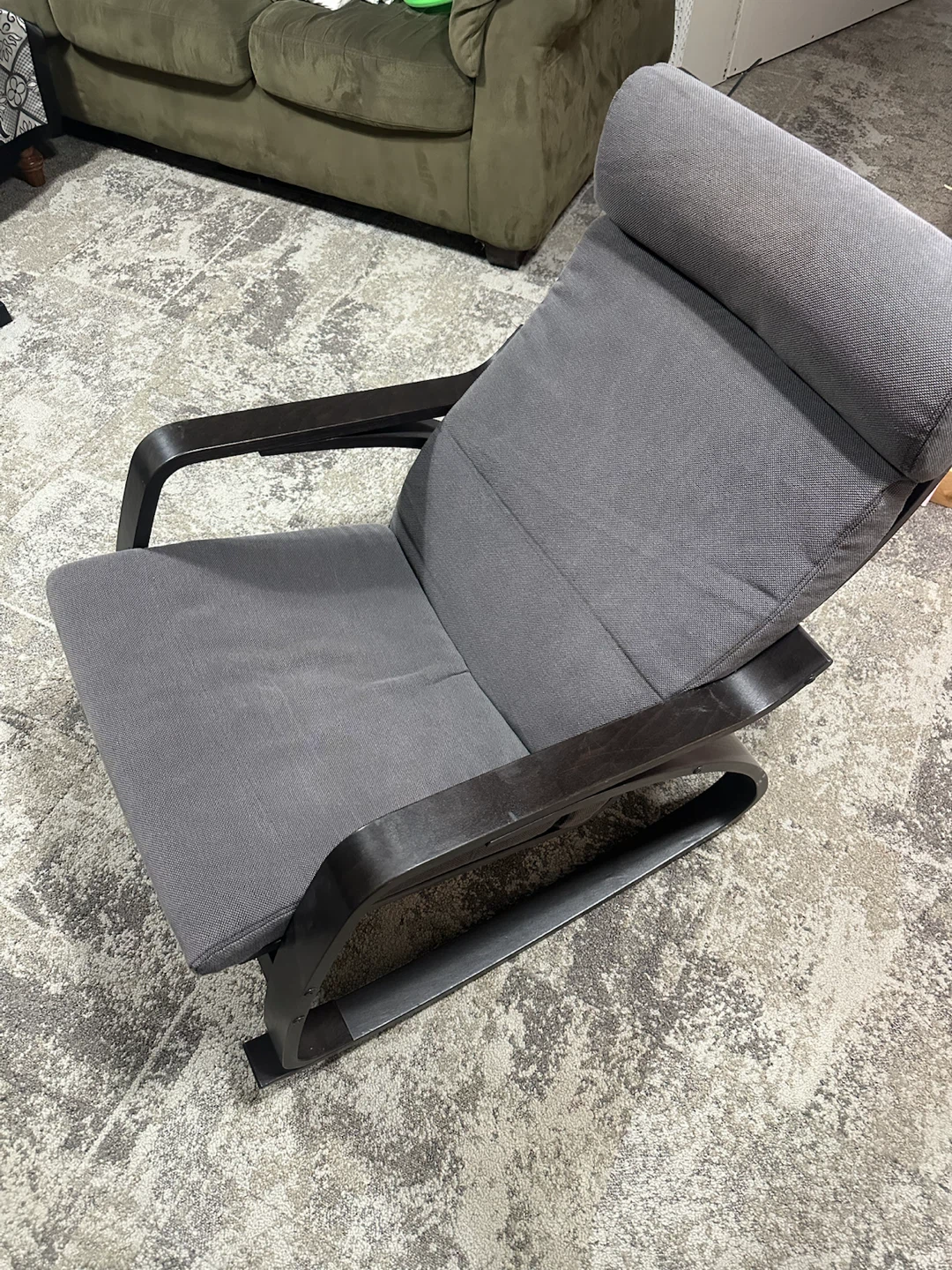 IKEA Poang Rocking Chair Grey
