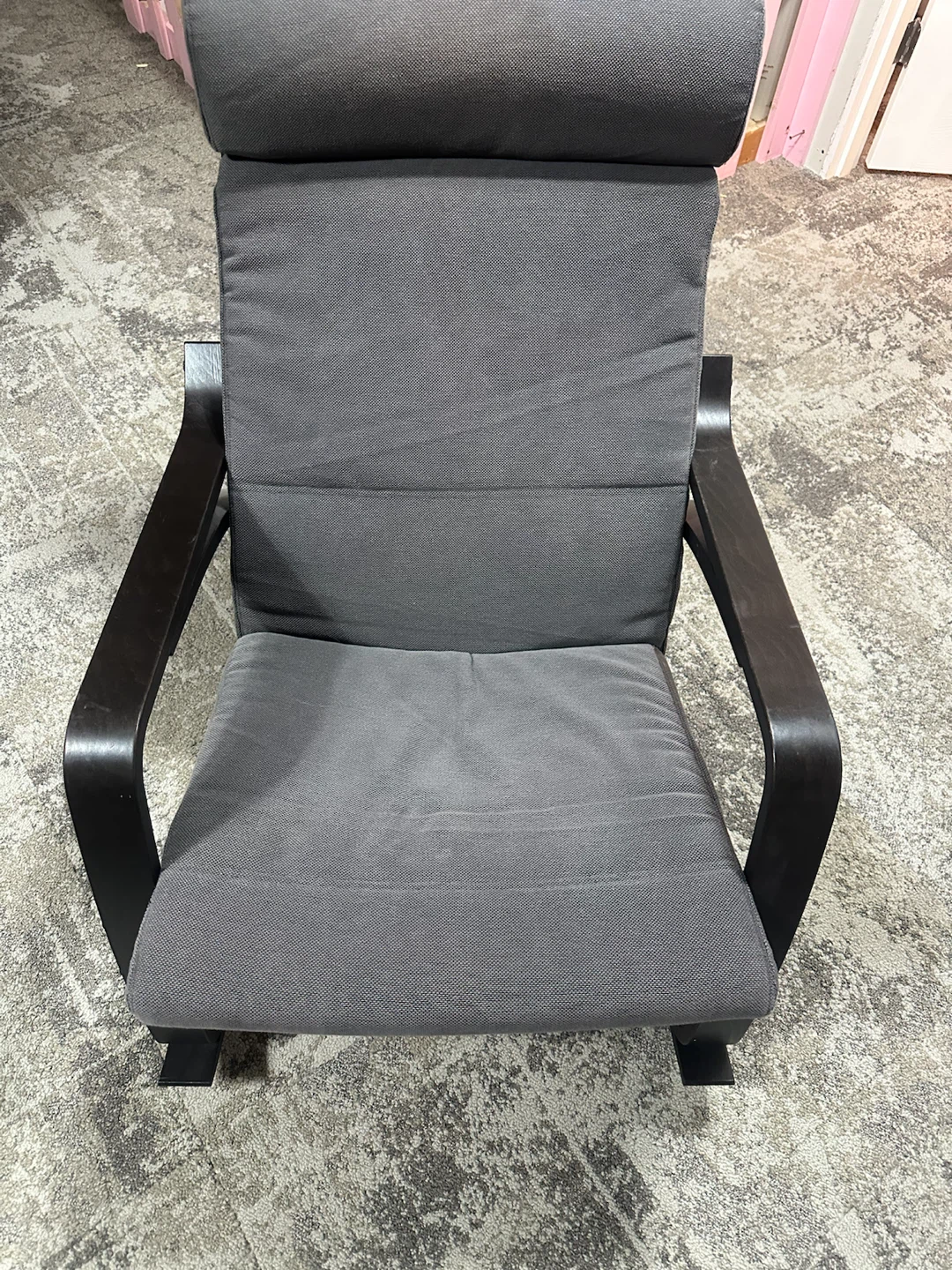 IKEA Poang Rocking Chair Grey - photo 2