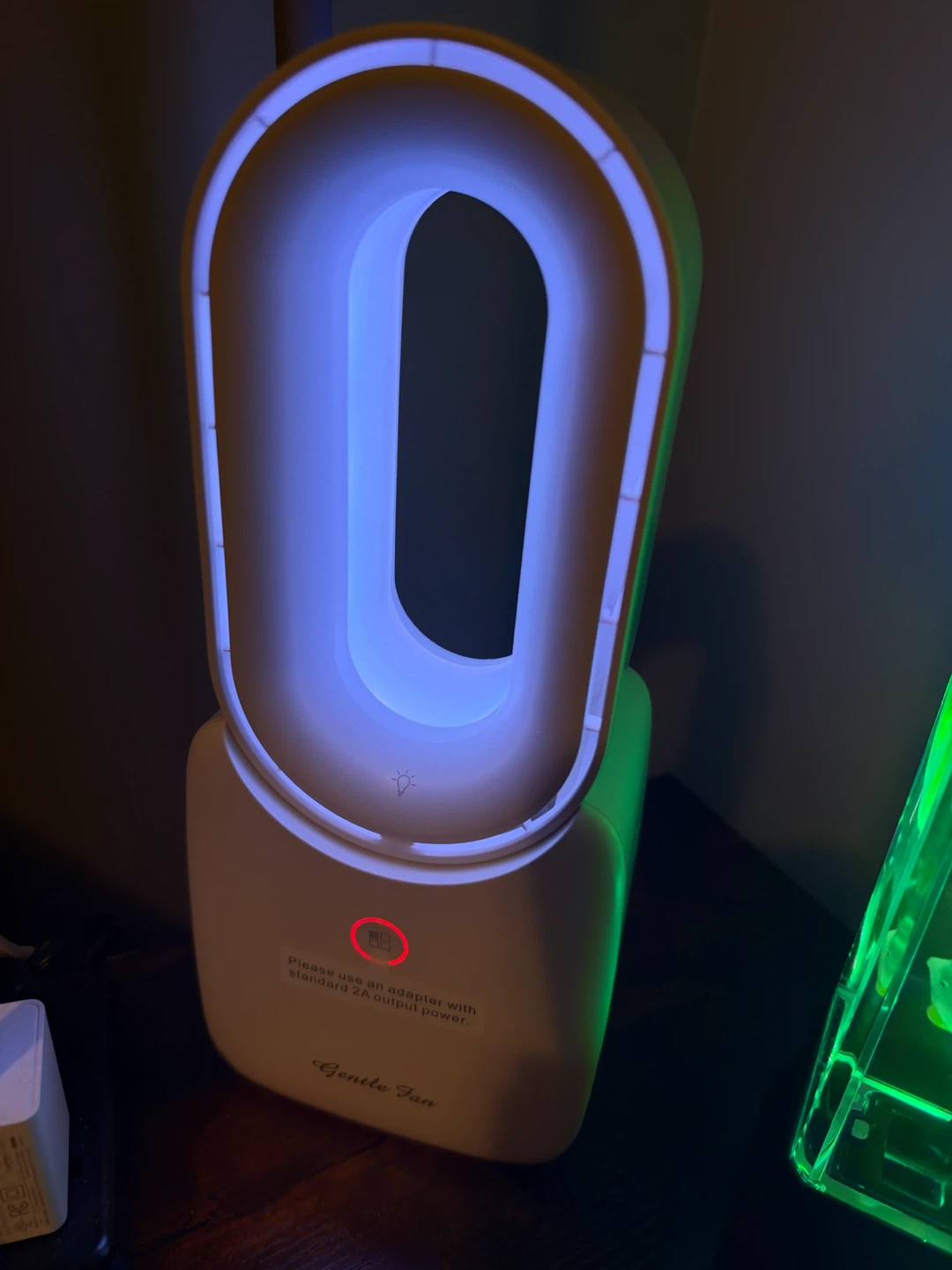 Brand New Bladeless Fan with LED Light - photo 2
