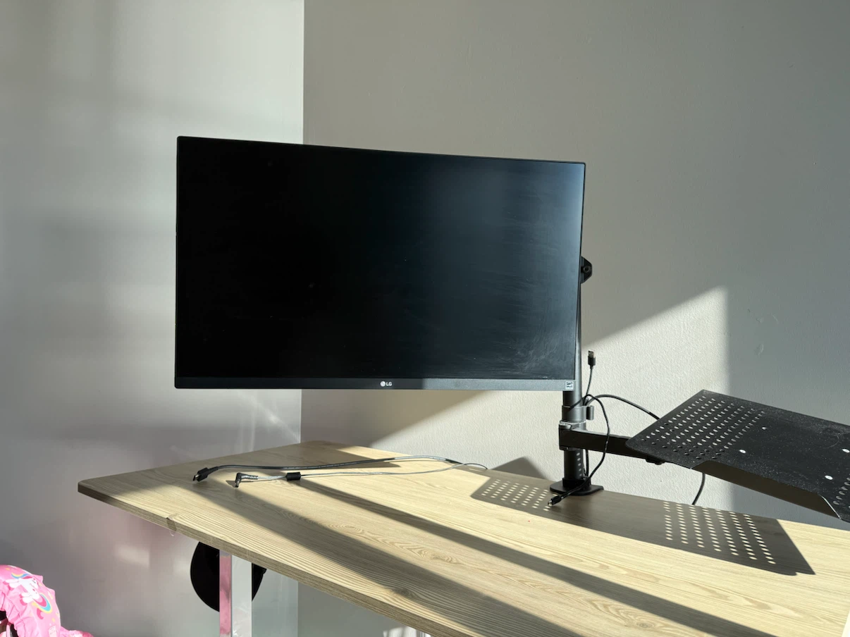 Monitor + Dual Monitor and Laptop Desk Mount Stand - photo 2