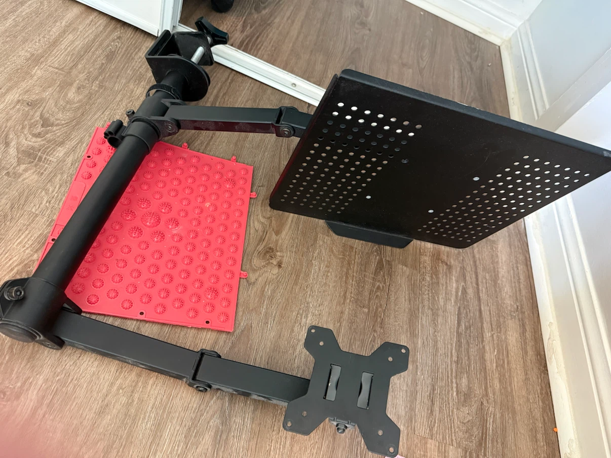 Monitor + Dual Monitor and Laptop Desk Mount Stand - photo 5
