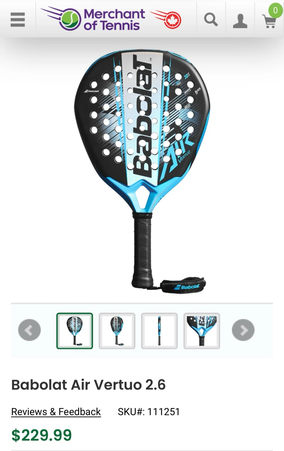 Babolat Air Vertuo 2.6 Padel Racquet - photo 4