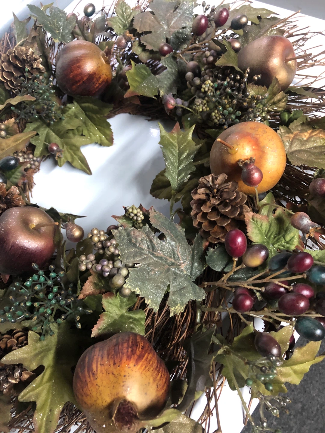 Autumn Harvest Decorative Wreath - photo 3