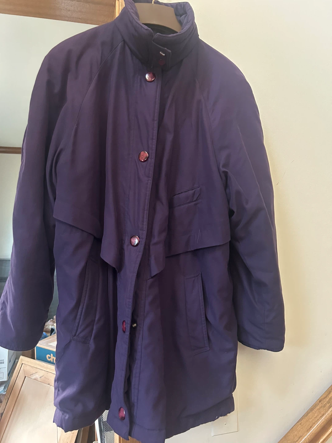 Vintage Larry Levine Microfiber Coat - Women's Size 8 (S/M)