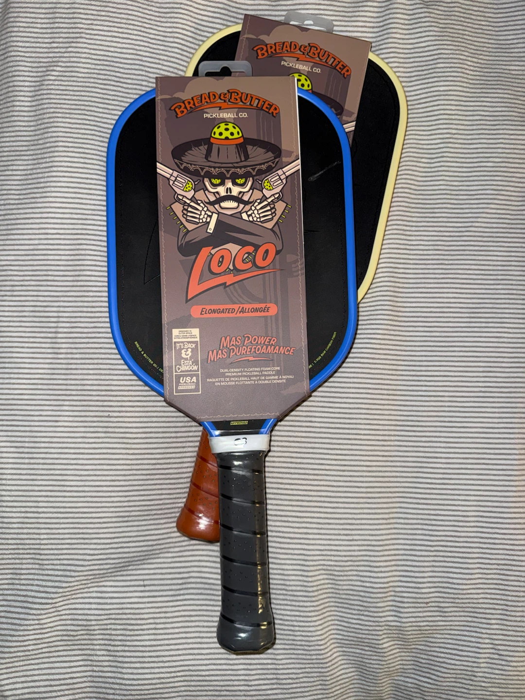 Bread & Butter Loco Elongated Pickleball Paddle Set