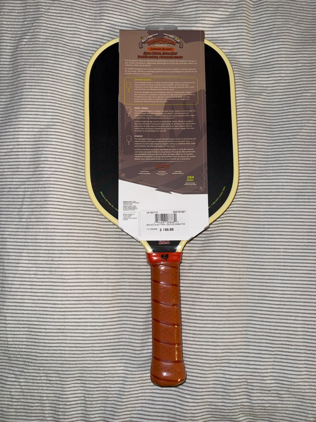Bread & Butter Loco Elongated Pickleball Paddle Set - photo 5