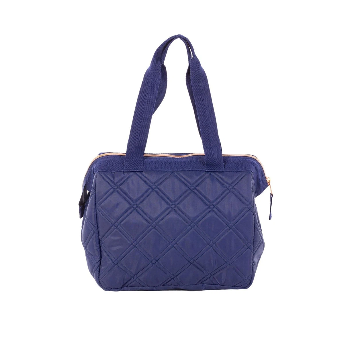 Quilted Insulated Lunch Tote Bag